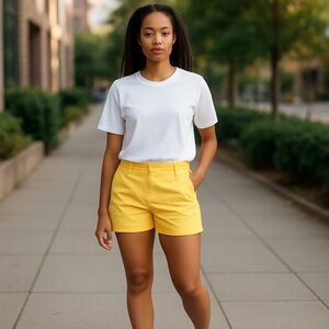 NWT Meritage butter yellow shorts size 12